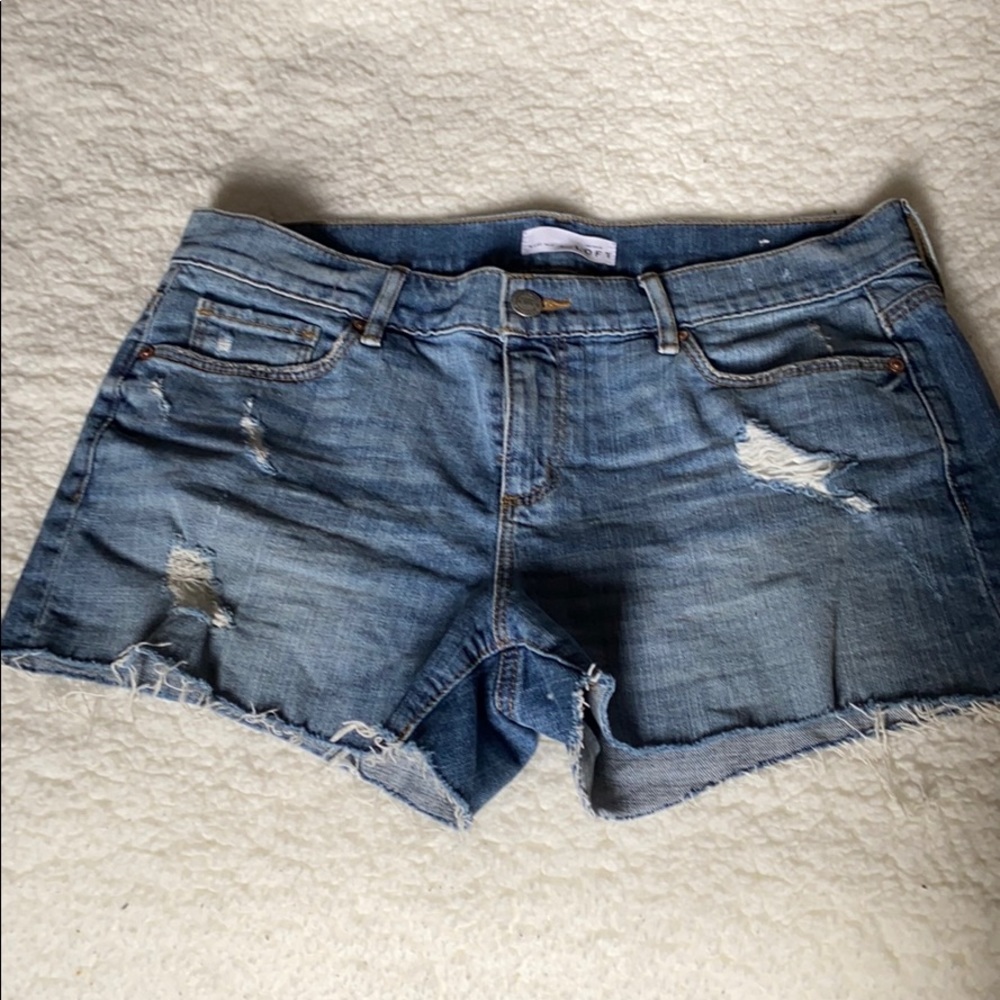 Loft denim shorts